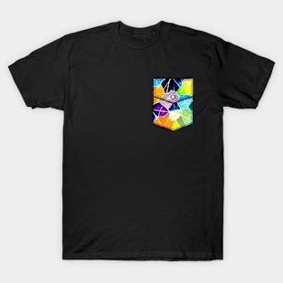 Colorful Abstract Marble Gems Patterns T-Shirt